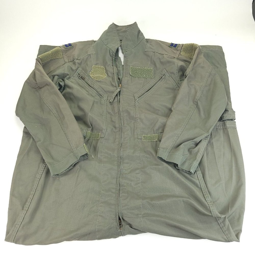 US Military Flight Suit 42 Long Green Flyers Summer Coveralls Fire Resistant